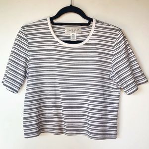 Black and white striped shirt